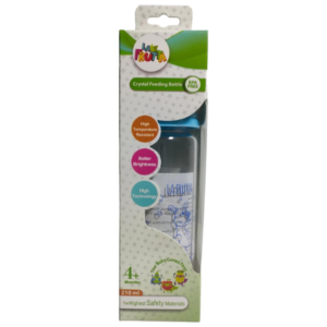 La Frutta Baby Glass Bottle +4m 210ml Blue