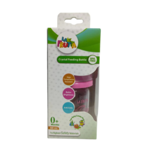La Frutta Baby Feeding Glass Bottle 60ml Pink