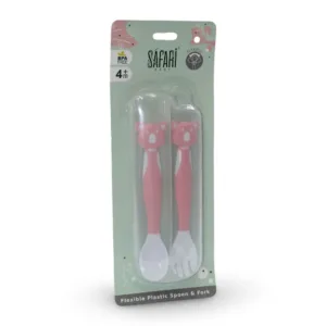 Safari Baby Flexible Spoon & Fork Set