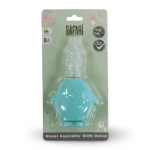 Safari Baby Nasal Aspirator with Valve – Aqua