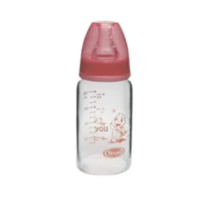 True Gold Crystal Feeding Bottle 120ml – Pink