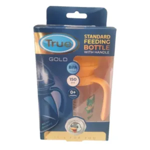True Gold Standard Feeding Bottle 0m+ 150ml – Yellow