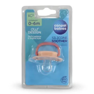 Canpol Babies Orthodontic Silicone Soother ( 0–6 Months )