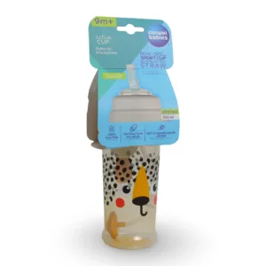 Canpol Babies Non-spill Sport Cup with a Weighted Straw 350ml – Yellow