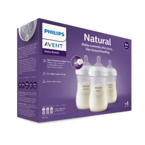 Philips Avent Natural Baby Bottles Set 260ml - 3 Bottles