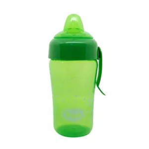 True Gold Silicone Straw Cup 300ml – Green