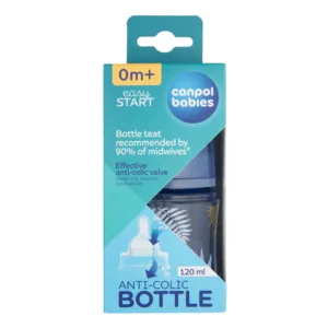 Canpol Babies EasyStart Wide-Neck Feeding Bottle 120ml – Blue