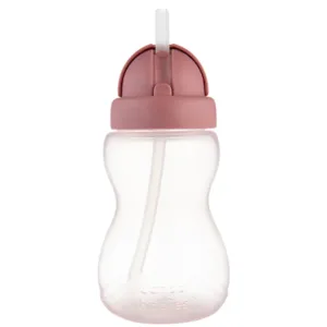 Canpol Babies Sport Cup with Silicone Flip-Top Straw 270ml – Pink Brand: Canpol Babies