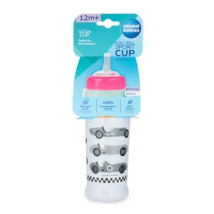 Canpol Babies Non-Spill Sport Cup with Silicon Straw 350ml