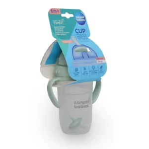 Canpol Babies Non-Spill Cup with Weighted Straw 270 ml - Green