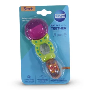 Canpol Babies Rattle with Soft Teether (3+ Months)