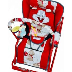 باونسر هزاز للاطفال مع حزام أمان و مزود بمجموعة ألعاب