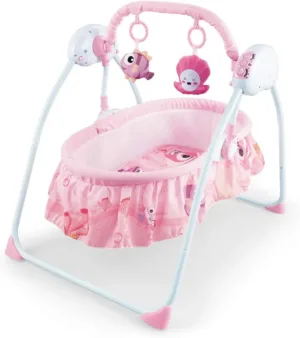 Baby Bassinet Bouncer with Remote Control & Music