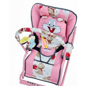 باونسر هزاز للاطفال مع حزام أمان و مزود بمجموعة ألعاب