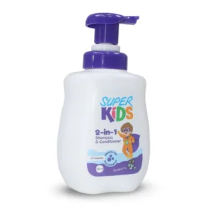 Super Kids 2 in 1 (Shampoo & Conditioner) – Blueberry 500ml
