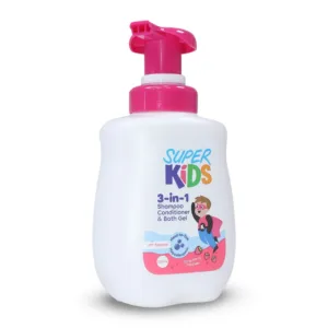 Super Kids 3 in 1 (Shampoo, Conditioner & Bath Gel) – Strawberry 500ml