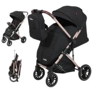 kidilo stroller 6530 Prob with cover and bag  - black