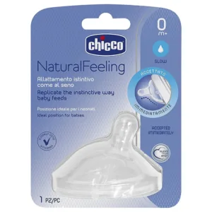 Chicco Natural Feeling Slow Flow Nipple +0m