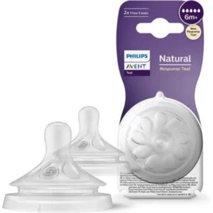 Philips Avent Natural Response Nipple Flow 5 (6M+) -Pack of 2