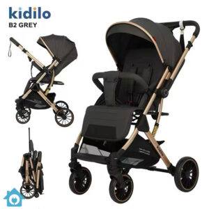 kidilo baby stroller b2 – Grey