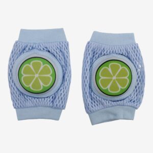 وسادات شبكية لركبة الأطفال بيلا بامبينو بتصميم ليموني - أزرق فاتح