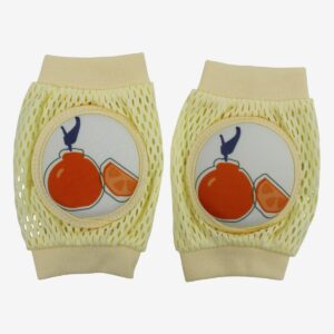 وسادات شبكية لركبة الأطفال بيلا بامبينو بتصميم برتقالي - صفراء