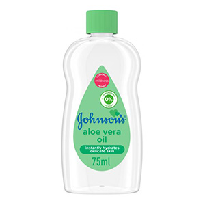 BABY OIL ALOE VERA 75 ML - Johnsons