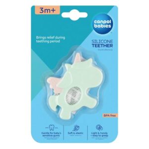 Canpol Babies Rattle with Silicone Teether - Unicorn Design (3+ Months)