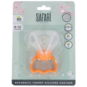 Safari Baby Automatic Cherry Silicone Soother 0-6 M