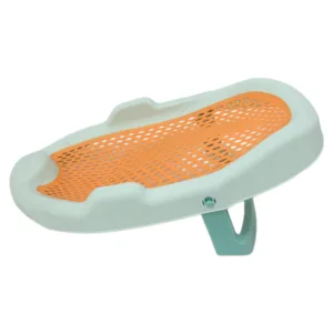 Baby Silicone Bath Seat – Mint & Orange