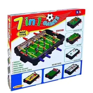 Multi-Game Table-7 In 1-Variety Game Table (Football, Billiards, Hockey)