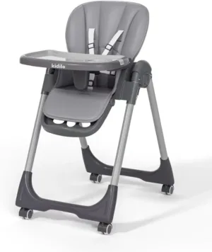 Kidilo DC01- Baby Feeding Chair - Grey
