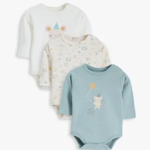 junior Body suit Long Sleeve pack of 3