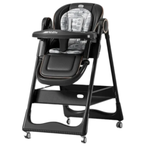 Kidilo KD505 - Baby High Chair - Black