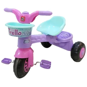 TIC TOYS KIDS Trello Tricycle 3 WHEEL BIKE - Purple Frozen