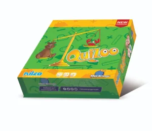 Quizoo Blue Orange Card Game - Nilco