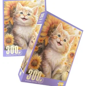 لعبة مكعبات بازل صورة قطة - 300 قطعة