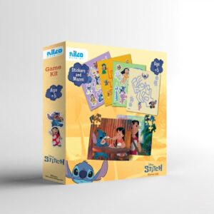 مجموعة العاب بازل واستيكر ومتاهه ديزني ستيتش