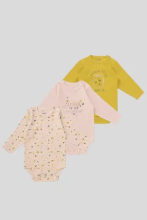 Baby Bodysuit Pack Of 3 - Junior