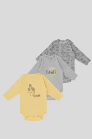 Baby Bodysuit Pack Of 3 - Junior