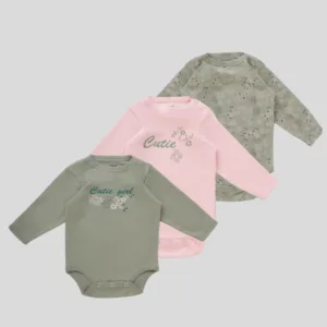 Baby Bodysuit Pack Of 3 - Junior
