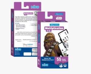 Nilco Starwars Multiplication Flash Cards Game