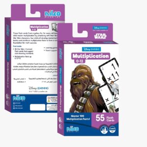 Nilco Starwars Multiplication Flash Cards Game