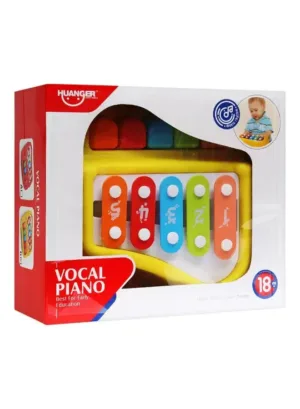 vocal piano - لعبة بيانو موسيقية للأطفال بخمسة مفاتيح