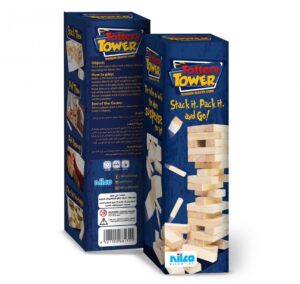 Nilco WoodenTottery Tower Game - لعبة البرج الخشبي
