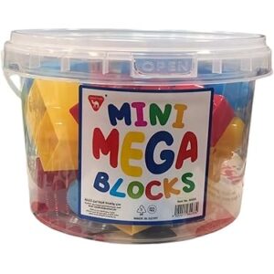 Bucket of Cubes In Different Shapes For Children-  جردل مكعبات للاطفال الحجم الصغير