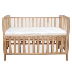 سرير اطفال خشب 95×70×120 سم  + مرتبة بيبي مومنت