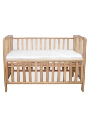 سرير اطفال خشب 95×70×120 سم  + مرتبة بيبي مومنت