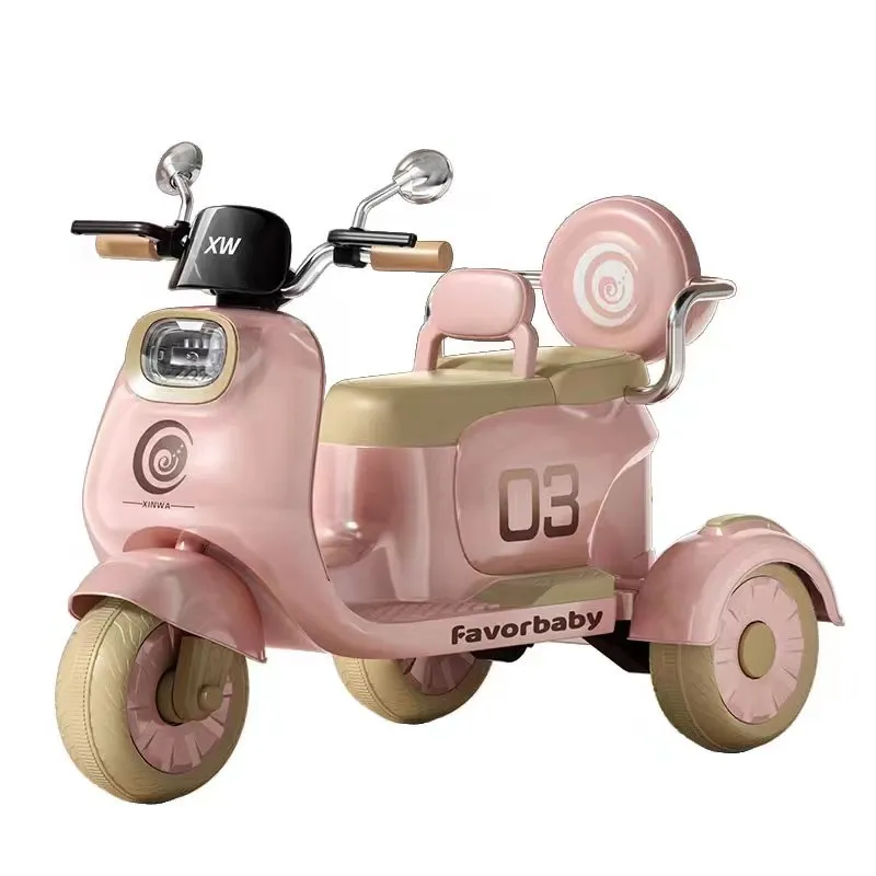 Kids-Rechargeable-Battery-Operated-Cars-Vespa-Electric-Motorcycle-for-Baby-to-Ride-on