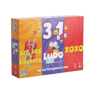 Nilco 3 in 1 - XO , LUDO , Snakes ladder